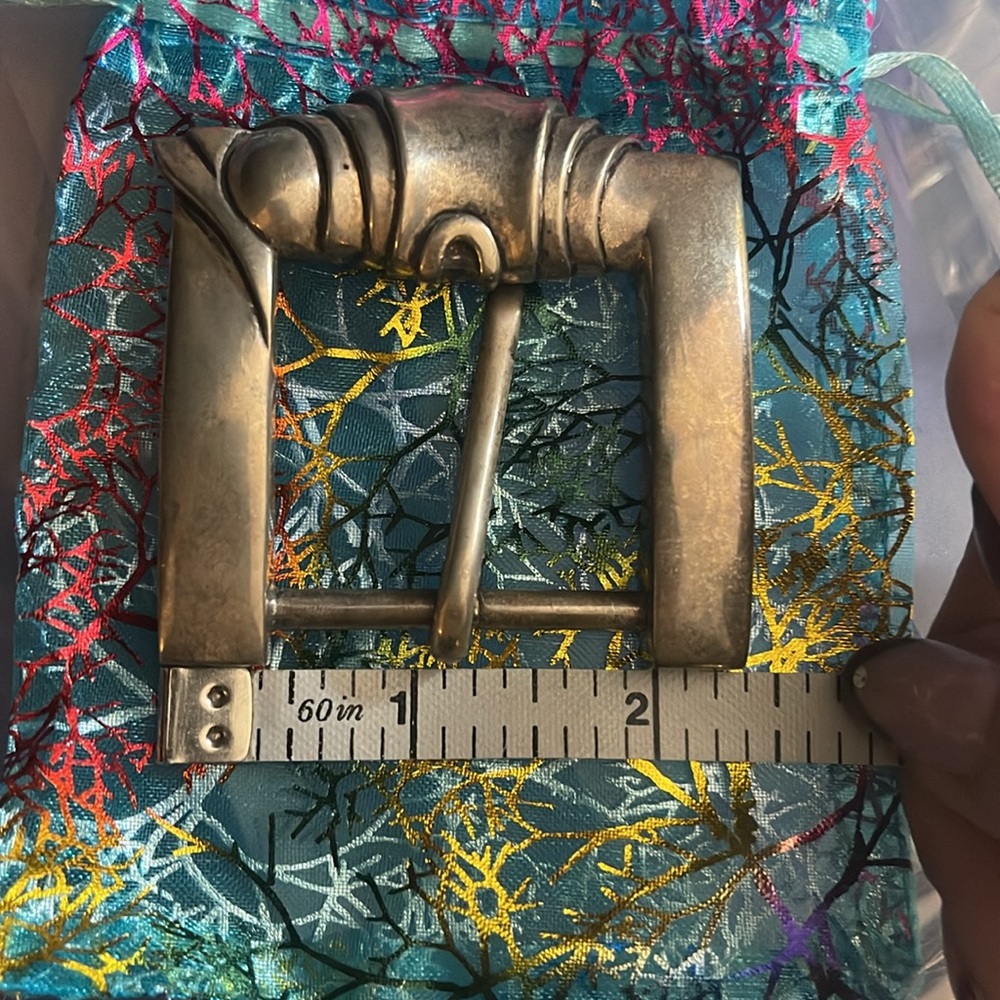 Kieselstein-Cord sterling silver belt buckle - Picture 8 of 8